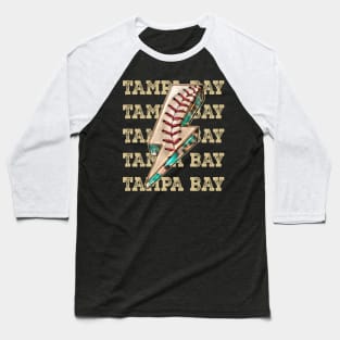 Aesthetic Design Tampa Bay Gifts Vintage Styles Baseball Baseball T-Shirt